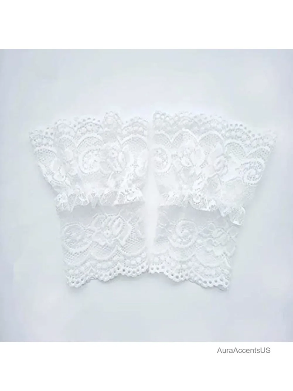 Fingerless Lace Gloves Wedding Bridal Prom Wrist Length Driving